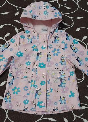 Дождевик на хб подкладке для девочки 1,5-2 лет, фирмы tu