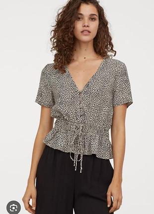 Красивый топ блуза h&m
