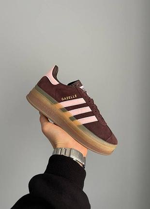 Adidas gazelle bold icey pink auburn