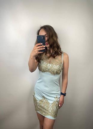 Жіноча літня сукня плаття з мереживом розмір s