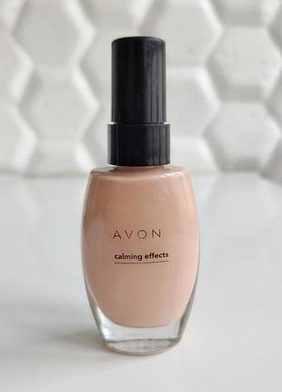 Тональная крем эйвон avon ivory calming effects