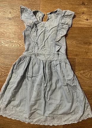 Джинсовое платье