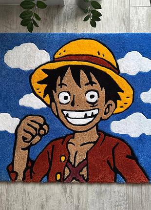 Тафтинговий килим ручної роботи one piece luffy