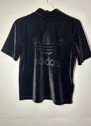 Велюрова футболка adidas