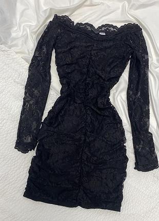 Коротка мереживна сукня від h&m divided3 фото