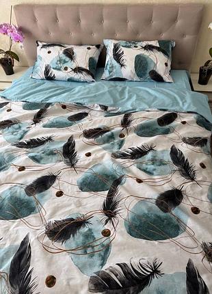Комплект постільної білизни пір’я