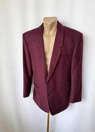 Licona винтажный пиджак малиновый фиолетовый 90е бандиты авторитеты на вечеринку авторитеты