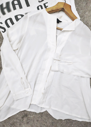 Шефоновая рубашка ассиметрия