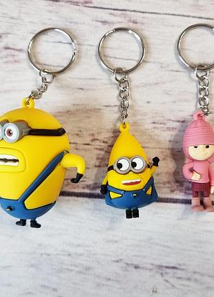 Брелок миньон. bob snail фігурка брелок minions міньон равлик боб2 фото
