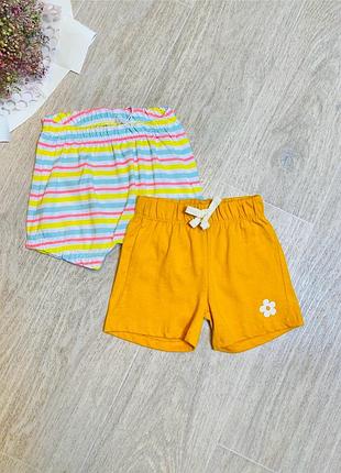 Дитячі трикотажні шорти для дівчинки 74 см польща