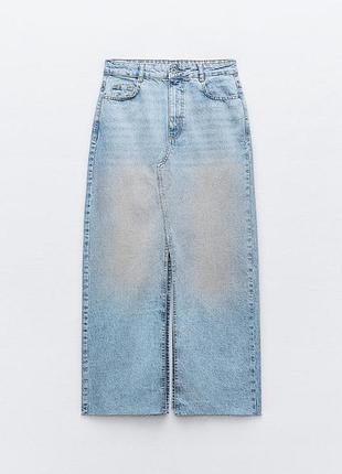 Джинсова спідниця zara