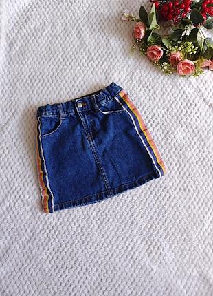 Джинсовая юбка на девочку 110 см