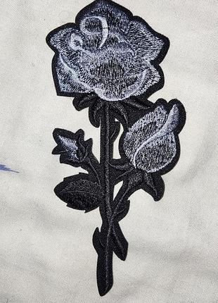 Патч, нашивка роза