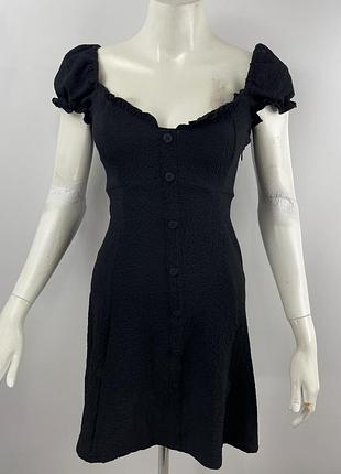 Платье мини с объемными рукавами / house brand / s-m / eu 36-38 / стан идеальное!!!