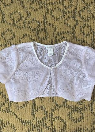 Болеро ажурное monsoon 5-6 лет