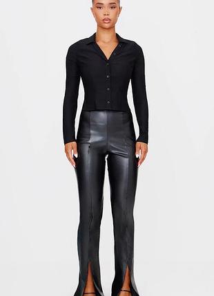 Plt,новые женские брюки экокожа р.12