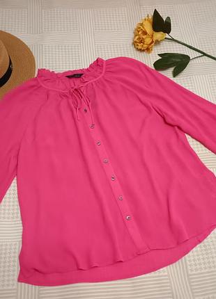 Яскрава рожева блузка marks spencer