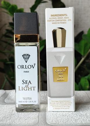 Водные свежие духи orlov paris sea of light орлов париж сиа лайт легкий унисекс аромат