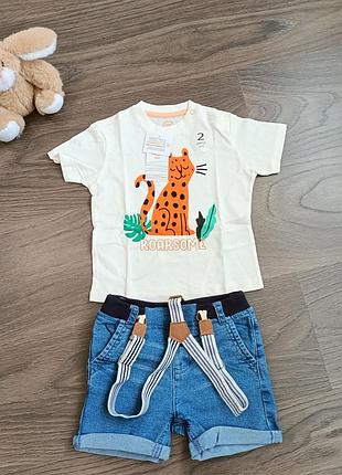 Набор tm cool club,шорты и футболка на рост 80 см