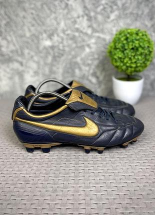 Nike air zoom бутсы копы сороконожки 42-43 размер кожаные футбольные