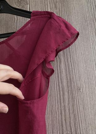 Отличная блуза от max &amp; co. (max mara) в брендовом цвете бургунди🍷3 фото