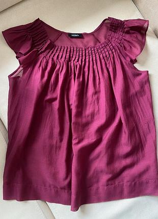 Отличная блуза от max & co. (max mara) в брендовом цвете бургунди🍷