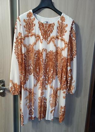 Блуза туника плиссе