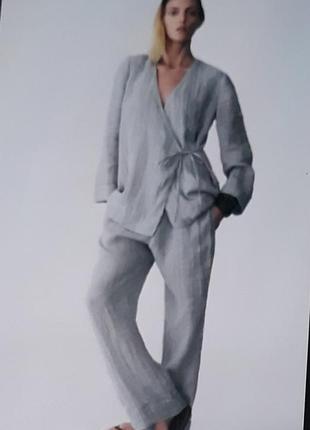 Костюм льон 100% zara
