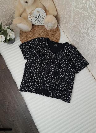 Укороченная футболка рубчик primark 12-13 лет