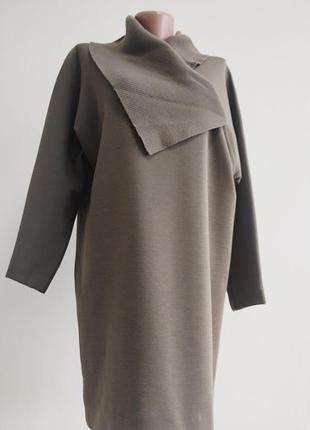 100% шерстяное платье трикотаж