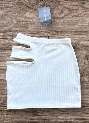 Юбка в рубчик