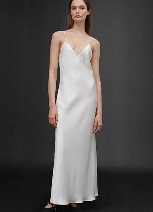 Атласное платье средней длины 50th anniversary