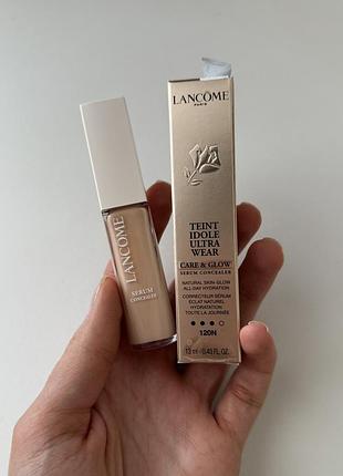 Консилер lancome teint idole ultra wear care & glow serum concealer 120n