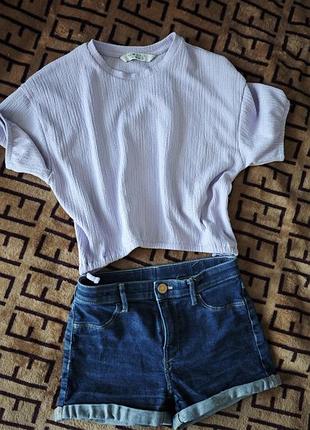 Джинсові шорти 7-8 р