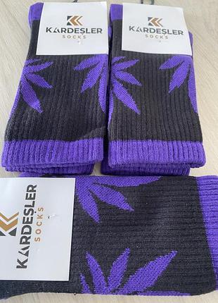 Носки с принтом конопли kardesler