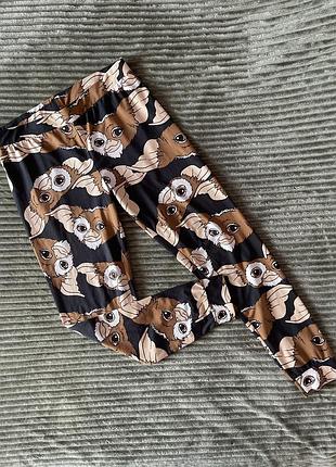 Домашні штани з гремлінами піжамні штани з гремлінами