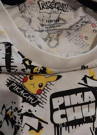Футболки коттоновые pokemon. 158/164