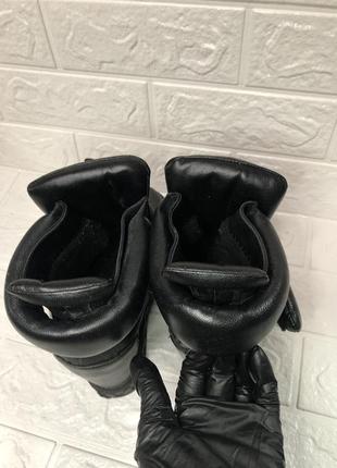 Кожаные ботинки сникерсы натуральные на байке утеплённые в стиле zanotti7 фото