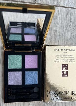 Палетка теней ysl yves saint laurent city drive 3 g