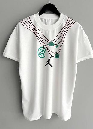 Біла футболка nike jordan💣💣💣