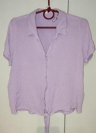 Бузкова блузка віскоза m