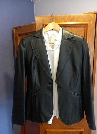 Кожаный жакет,тм mango,eu 40
