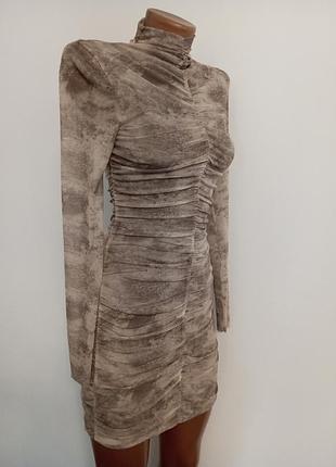 Платье zara в сеточку 4
