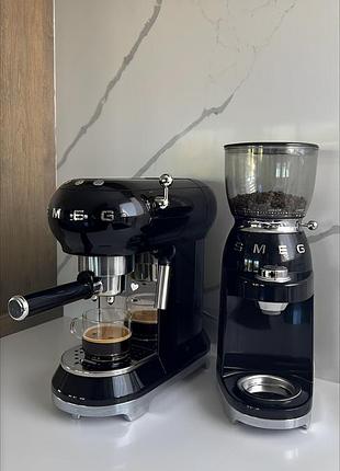 Нова кавоварка smeg ecf02bleu — стильна італійська класика! гарантія