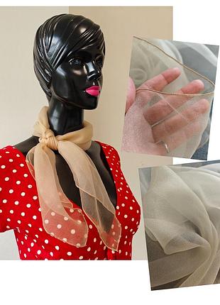 Винтажный воздушный платок 72*72