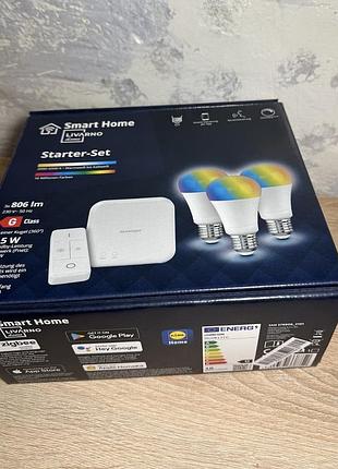 Стартовий набір livarno home smart home 3×806 im.e 27 розумний дім
