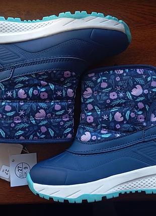 Чоботи сноубутси  lupilu 3m scotchlite™ розмір 26.27 нові