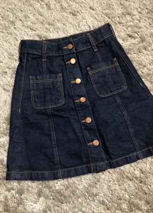 Классная джинсовая юбка от h&m