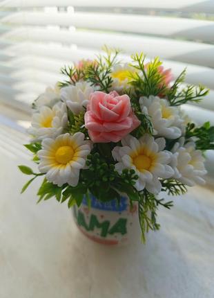 Букет из мыла ручной работы