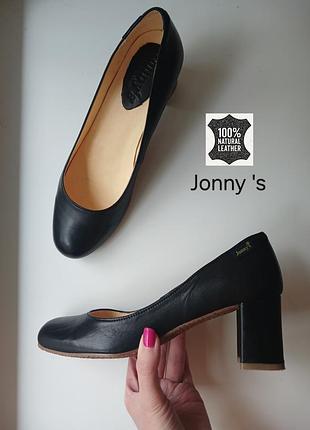 Jonny's кожаные туфли натуральная кожа на каблуке